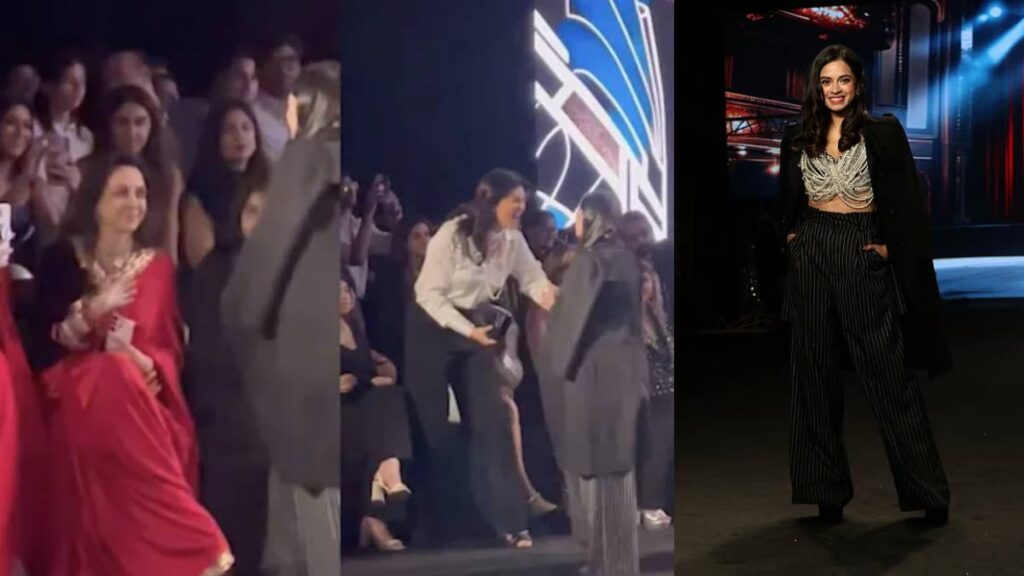 Flowers of 'missing ladies' landed on the ramp, Hema Malini and Sushmita Sen were in front - India tv hindi
