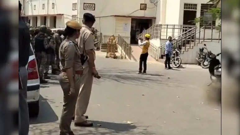 Jaipur Collectorate threatened to bomb, anti -terrorist squad reached the spot