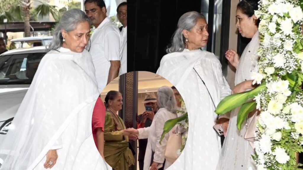 Jaya Bachchan gets angry at Manoj Kumar's Prayer Meet? Woman caught hand and .. - India tv hindi