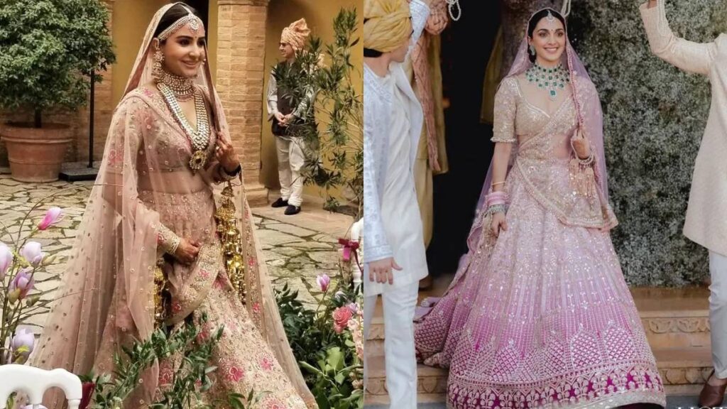 Neither Anushka Sharma nor Kiara Advani, this actress wore a pastel lehenga in her wedding for the first time, was left watching Barati - India TV Hindi