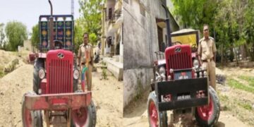 Niwai police seized two tractor-trolleys filled with illegal gravel