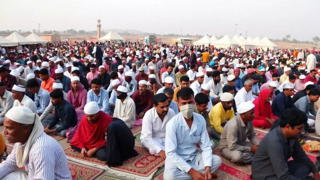 Nuh Tablighi Jamaat | Tablighi Jamaat News | Haryana Nuh Tablighi Jamaat | Nuh jamaat | Haryana News | Non Veg Biryani Banned In Jamaat | Tablighi Jamaat Program | Latest News | , NUH TABLIGHI JAMAAT: Tabligi Jalsa Starts from today, stops Beef Biryani, know other important things. News Track in Hindi