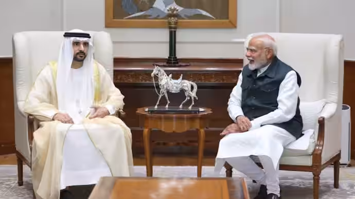 PM Modi gave such a gift, became happy on seeing Dubai's Crown Prince, special connection with Rajasthan