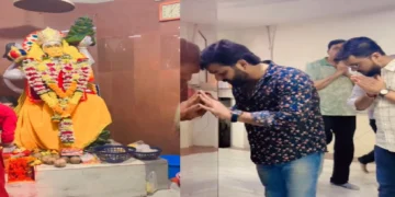 Pawan Singh reached Hanuman temple to pay obeisance, blessed with lots