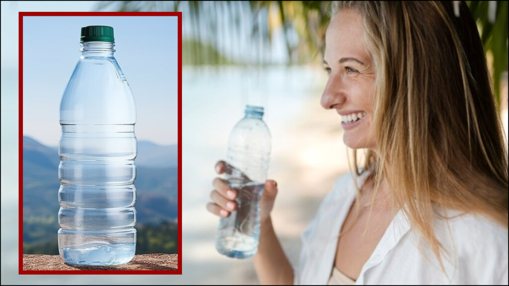 Plastic water bottle is dissolving in the body poison