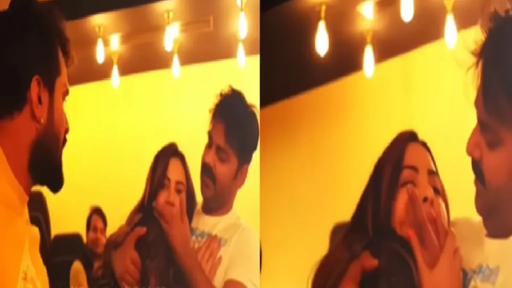 Porn act with girl Pawan Singh and Khesari Yadav cost expensive, the video started to get viral and the abuses of neatis started to get viral