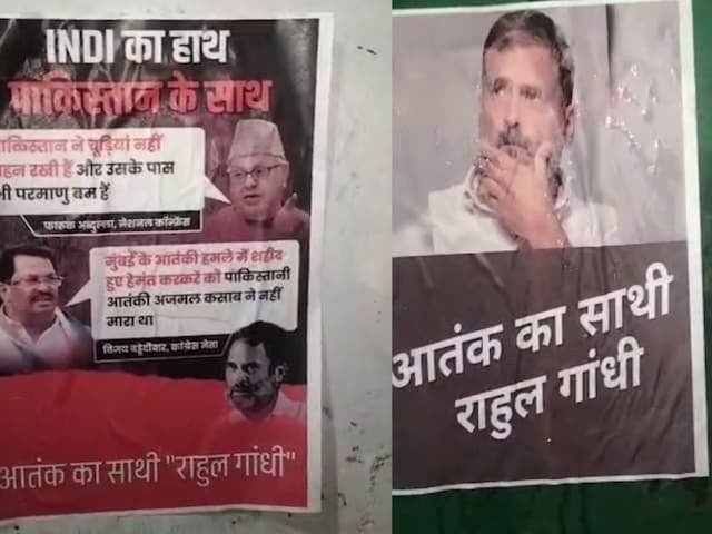 'Rahul Gandhi, a partner of terror', posters to target Congress leader before Amethi tour