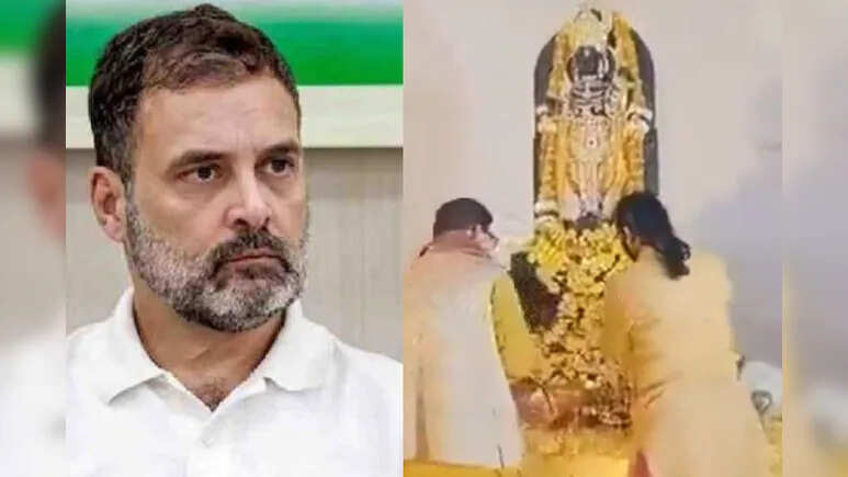 Rahul Gandhi rages on washing Ram Mandir with Ganga water in Rajasthan