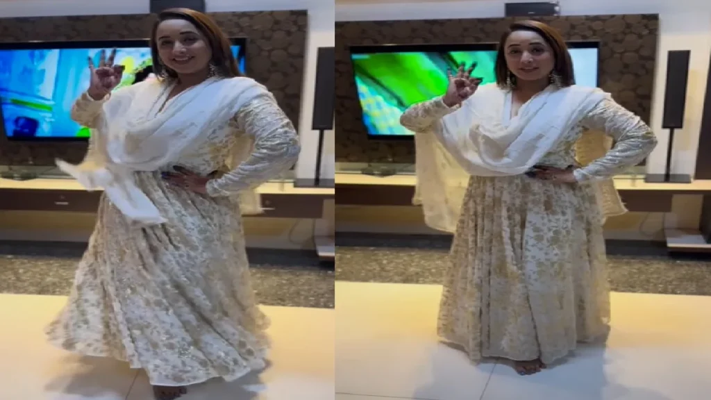 Rani Chatterjee was happy to see her saajan on Eid!