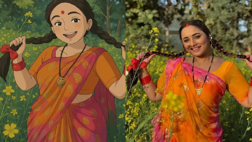 Rani Chatterjee's detained look looked lovely in 2 peaks, social media trend followed