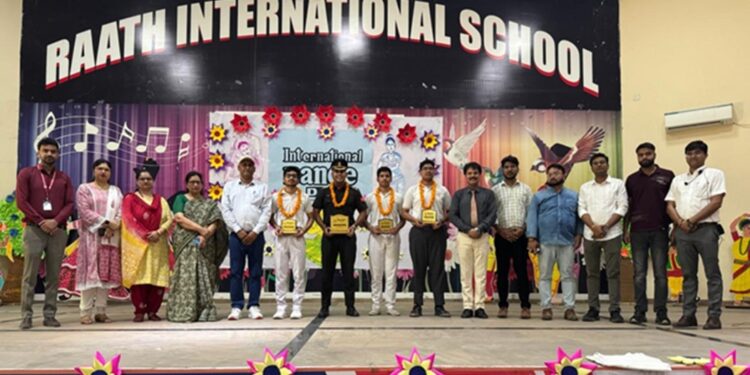 Rath International School's pride increases: Lieutenant Dr. Nitesh Yadav's honor, success of 15 students in NDA