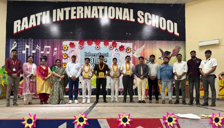 Rath International School's pride increases: Lieutenant Dr. Nitesh Yadav's honor, success of 15 students in NDA