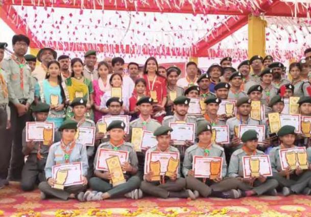 Scouts and Guides program concluded in Dausa, more than 350 participants showed skills