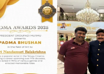 Senior journalist Rakesh Kumar Singh congratulated Telugu superstar Nandamuri Balakrishna on getting Padma Bhushan