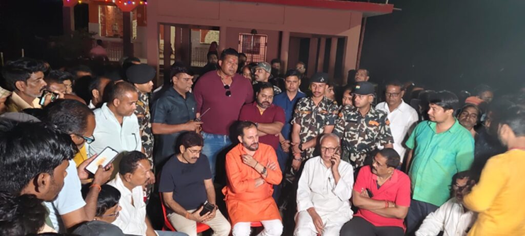 Supaul: Outrage due to sabotage in Durga temple, minister said - The culprits will get severe punishment