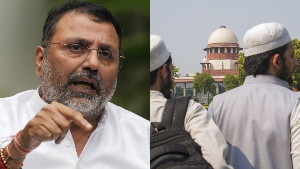 'Supreme Court is going out of its border', BJP MP Nishikant Dubey's big statement - India tv hindi