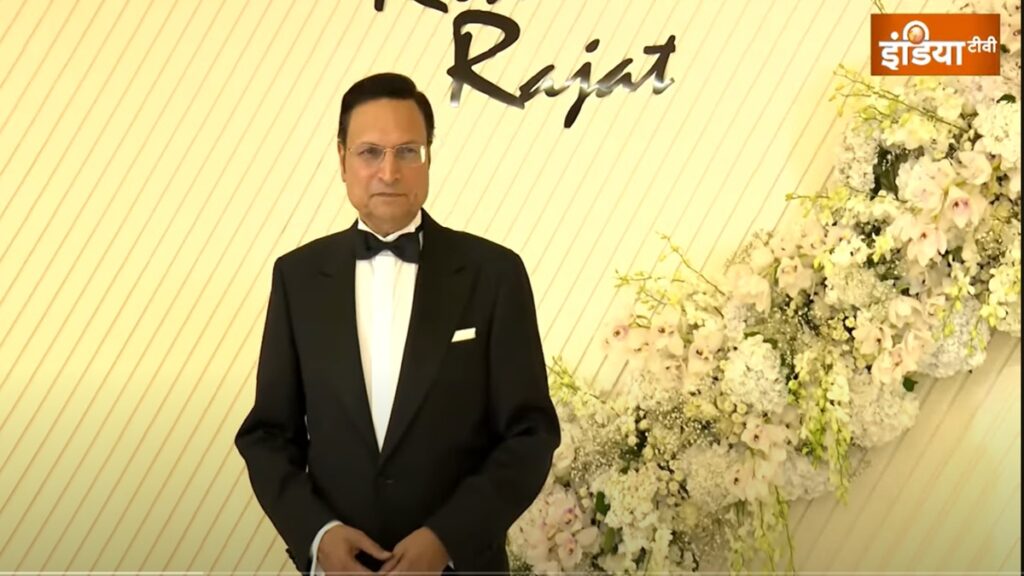 The 25th anniversary of the marriage of Rajat Sharma and Ritu Dhawan was celebrated, greetings greeted by celebrities - India tv hindi