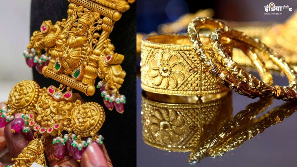 The price of gold was reversed, the price of 10 grams per 10 grams today, know the condition of silver - India tv hindi