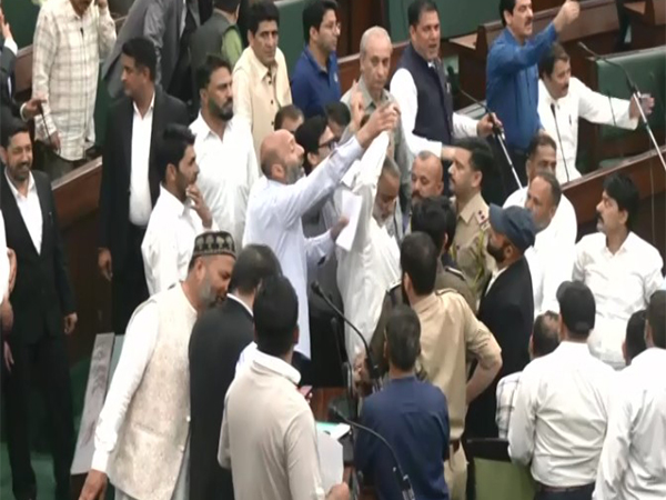 Uproar in Jammu and Kashmir Assembly over Waqf law, PDP MLA Waheed Para was taken out