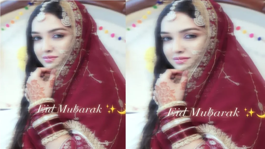 Wearing Nath, Amrapali Dubey congratulated Eid to fans, the whole moon started