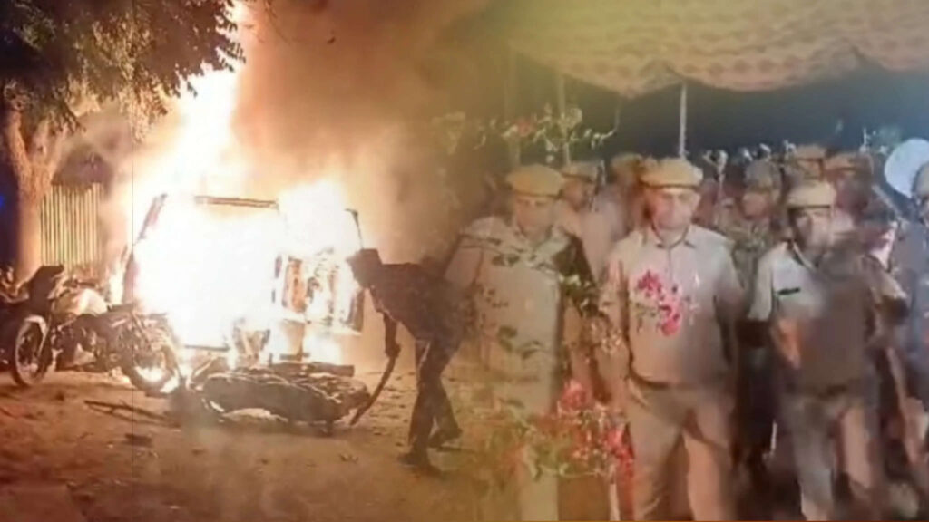 What happened in Rajasthan at midnight? 12 policemen headed red with blood