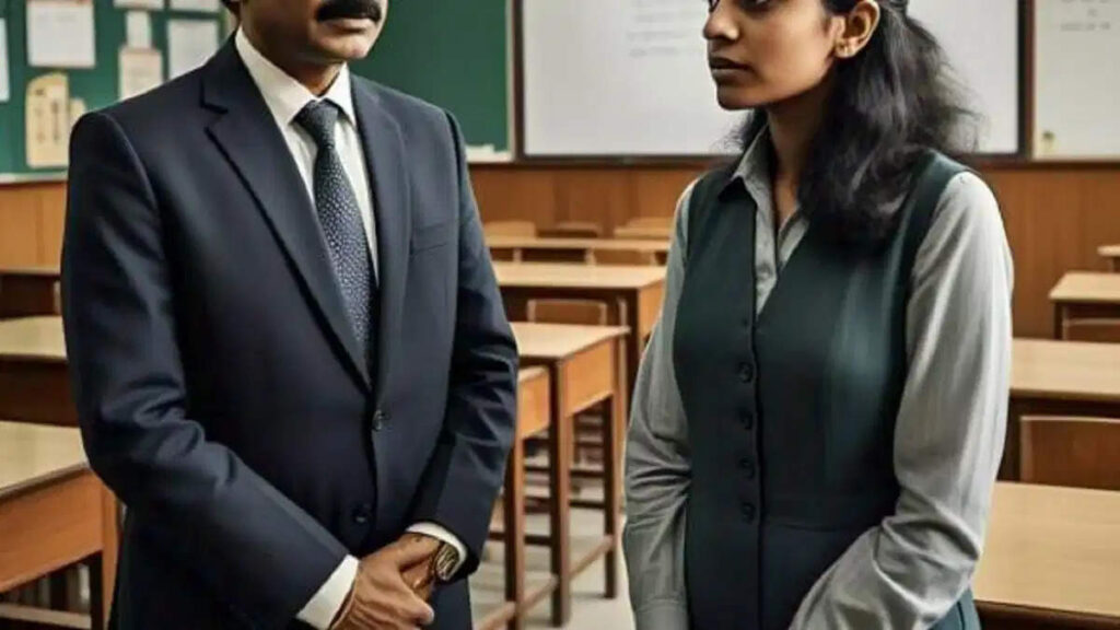 'Why do you live in a rented house, why not with me…', Principal created a ruckus with the female teacher