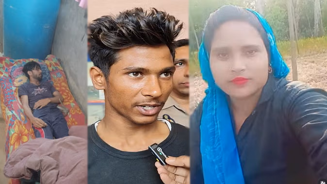 Wife caught hands and lover ... Inside story of Amit murder of Meerut, police sent both