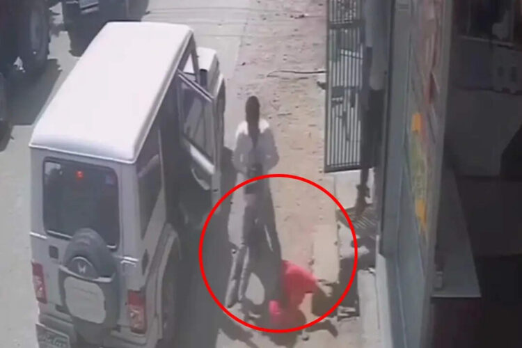 Woman abducted publicly in Rajasthan, love marriage a few days ago, incident imprisoned in CCTV