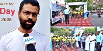 World Liver Day: Liver health awareness in Trichy, 120 cyclists took part