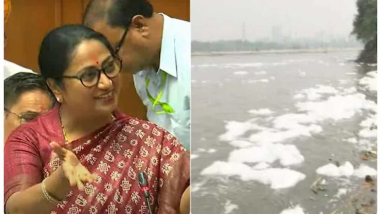 Yamuna Cleaning | CM Rekha Gupta | Aam Admi Party | BJP government in Delhi | CM Rekha Gupta Inspect Yamuna Cleaning | Yamuna Ki Safai | News Track Hindi News | Latest Update Hindi Samachar | Yamuna Cleaning: BJP government's promise will be fulfilled soon regarding the cleanliness of Yamuna, CM Rekha Gupta said this. News Track in Hindi