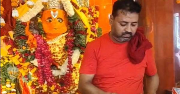 Hanuman temples echoed Bajrangbali, cheering on big Mars, devotees received offerings