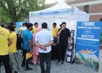 8 years of GST: CBIC celebrates Sunday on bicycle '