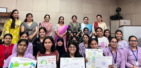 AI for Green Planet Poster Competition on National Technology Day at Kanodia College