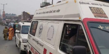 Abulance stuck 20 minutes in a 2 -minute journey in Rewari, delay in treatment of woman could have caused great damage