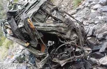 Accident in Ramban in Jammu and Kashmir, army vehicle fell into a ditch, three soldiers killed