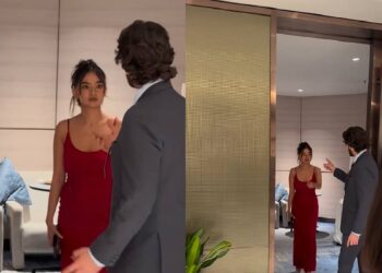 Actor of 43 furious over half -age heroine? Shouting with finger, video went viral
