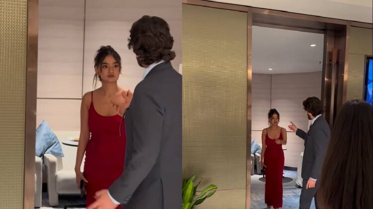Actor of 43 furious over half -age heroine? Shouting with finger, video went viral
