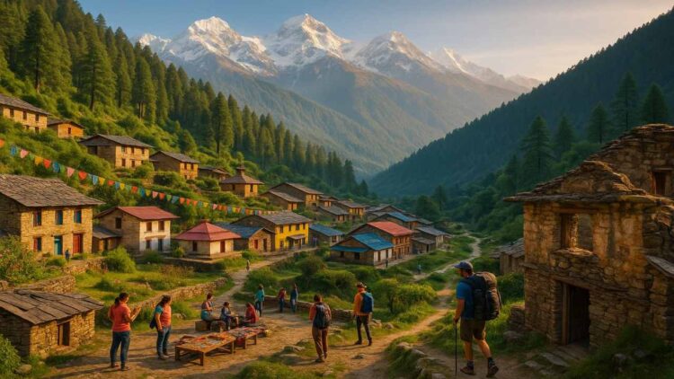 Adopt A Village, Ghost Villages, Uttarakhand Tourism, CM Pushkar Singh Dhami, Hope Village, Rural Revival, Semla Bagodi, Chamoli, Pithoragarh, Tehri, Almora, Utarkashi, HOME Stayarkashi, HOME Stayer Devloopment, Eco-Tourism, Trekking Routes, Handicraft Centers, Local Cuisine Workshops, Cultural Revival, NRI Participation, DiasPora Engagement, CSR Initiatives, Village rejuvenation, Digital Detox Travel, Digital Detox Travel, Digital Detox Restoration, Nature Tourism, Community Participation, Silent Villages, Urban Migration, Reverse Migration, Sustainable Tourism, Emotional Connect, Rural Empolyment, Youth Return to Villages, GHLORY | Stories of tourists are no longer of ghosts! The deserted villages of Uttarakhand shone from CM Dhami's 'Adopt A Village' scheme, Ghost Places are becoming the first choice of tourists. News Track in Hindi