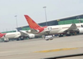 Air India appealed to passengers to arrive at the airport three hours in advance