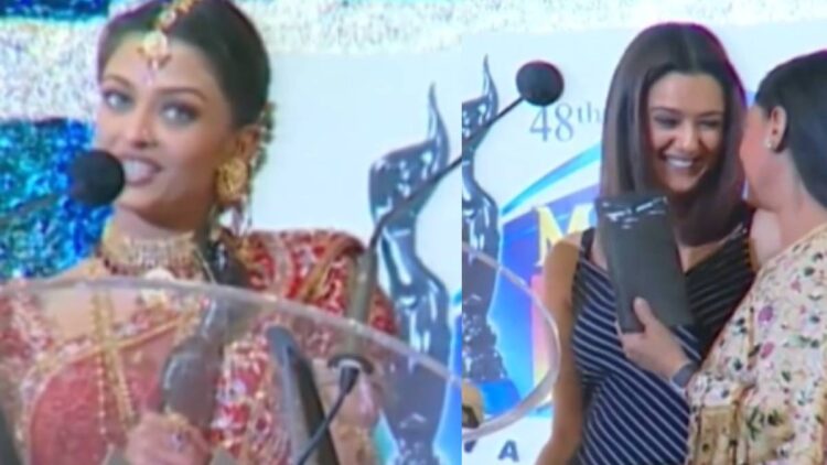 Aishwarya Rai was giving speech, behind Jaya Bachchan-Priti's chit-chat