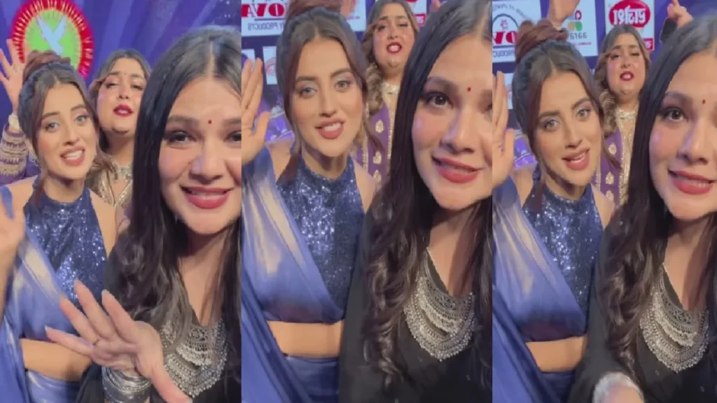 Akshara Singh's heart is not sold, this video of actress went viral, showed on Swati Mishra's trending songs
