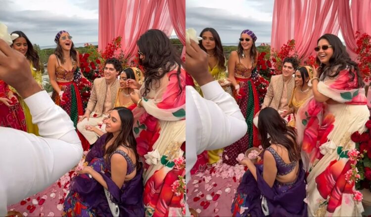 Alia Bhatt put a glamor temper in friend's wedding, actress look viral