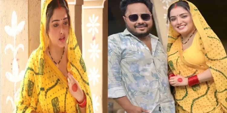 Amrapali Dubey Ki started shooting for new film, shared first look from film
