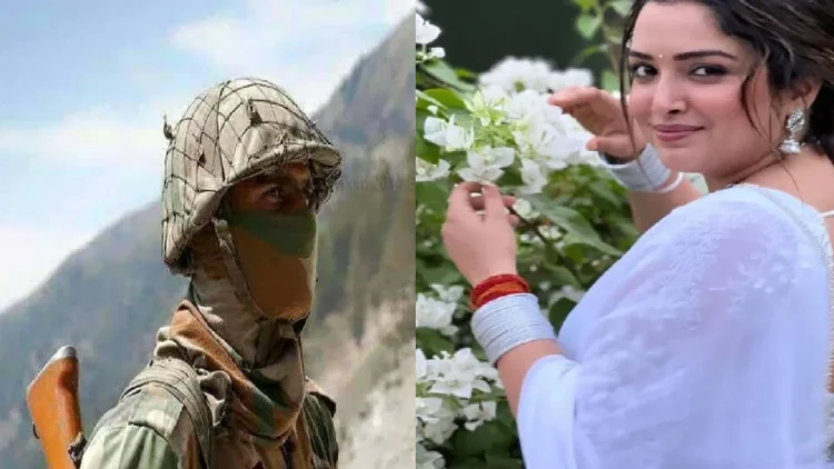 Amrapali Dubey prayed for soldiers posted on the border, examples of mother Kali