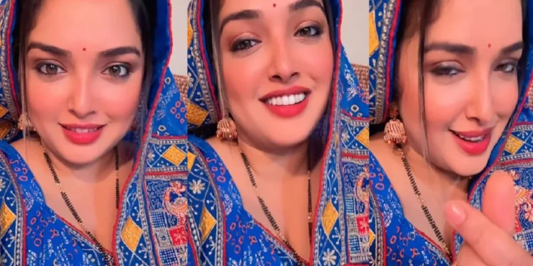 Amrapali Dubey sees love in whose eyes? The actress opened the secret by sharing the video