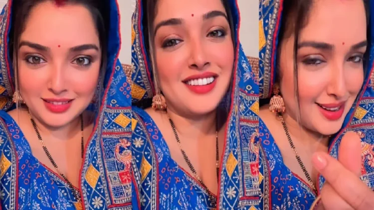 Amrapali Dubey sees love in whose eyes? The actress opened the secret by sharing the video