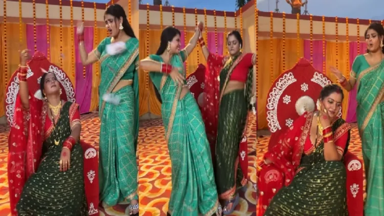 Anjana Singh puts a strong dance on Pawan Singh's song, video went viral on social media