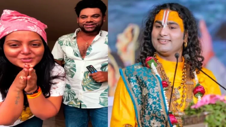 Anjana Singh reached the narrator Anirudhacharya Maharaj!