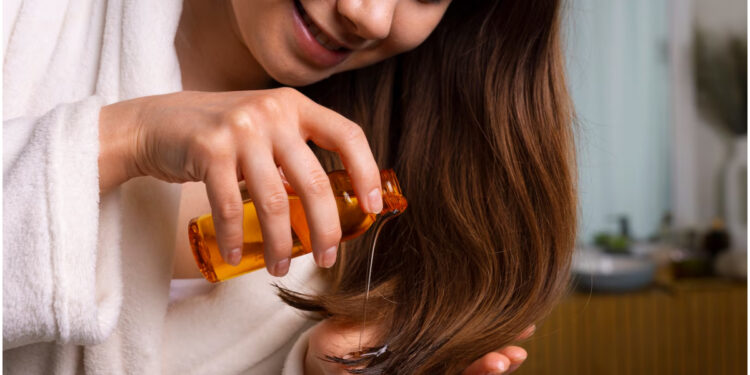 Apply a hair pack made of curd, use it to get long-to-round hair