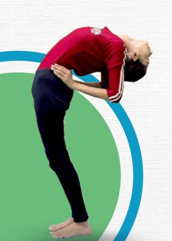 'Ardhachakrasana' asana is one benefit from many, back pain to weight loss